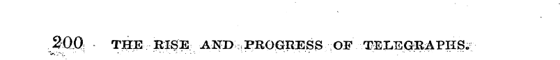 2Q& THE RISE AND PROGRESS OF TELE<mAPKS^