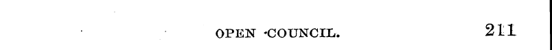 OPEN -COUNCIL. 211