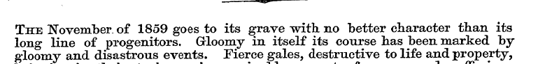 a «- _ g long The loomy November line an...