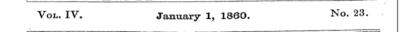Vol. IV. January 1, 1860. No. 23.