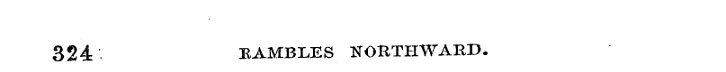 324 KAMBLES NORTHWARD.