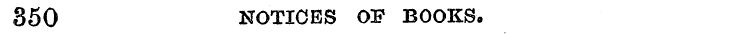 850 NOTICES OF BOOKS.