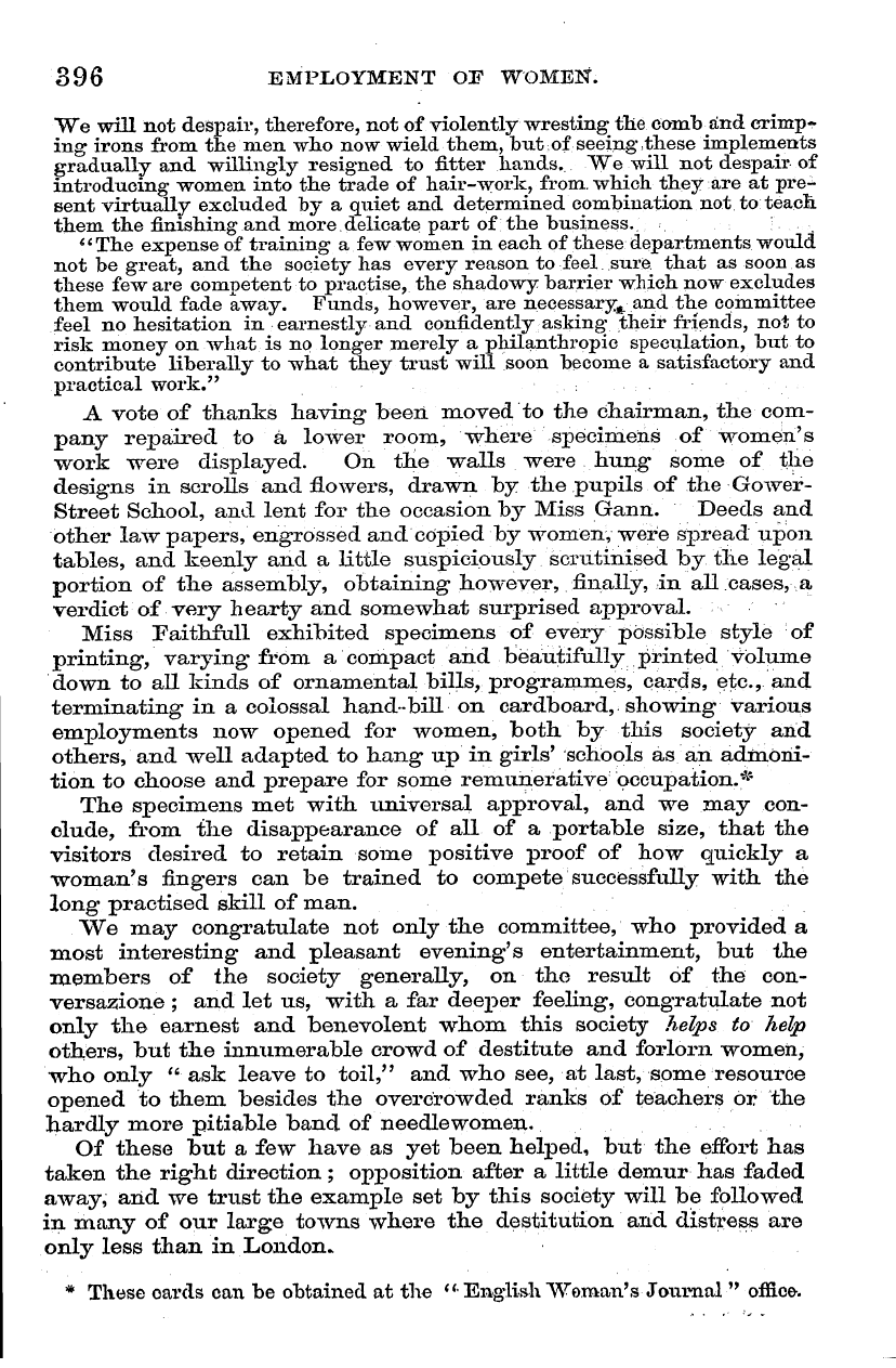 English Woman’s Journal (1858-1864): F Y, 1st edition: 36