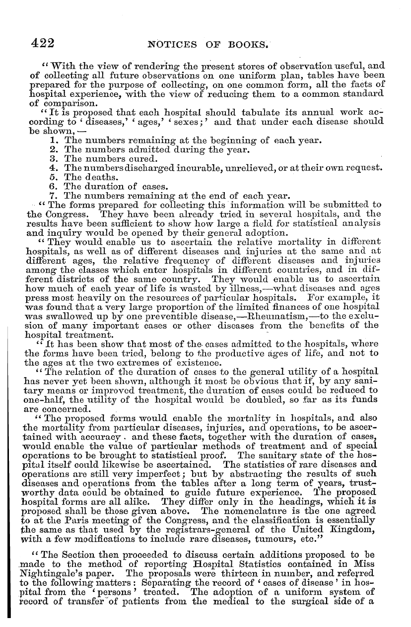 English Woman’s Journal (1858-1864): F Y, 1st edition - International Statistical Congress. Prog...