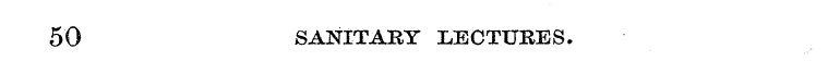 50 SANITARY LECTURES.