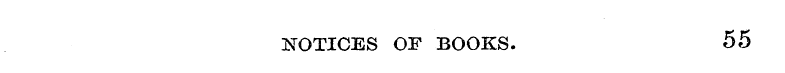 NOTICES OF BOOKS. 55