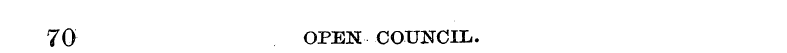 70 OPEN COUNCIL.
