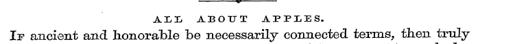 Alili ABOUT APPIES. If ancient and honor...