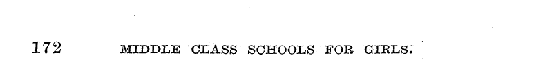 172 MIDDLE CLASS SCHOOLS FOB GIRLS.