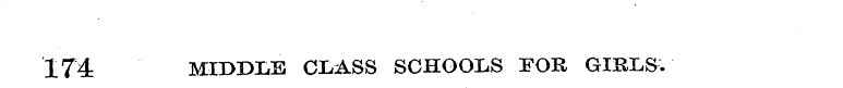 174 MIDDLE CLASS SCHOOLS FOR GIKLS.
