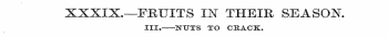 XXXIX.—FRUITS IN THEIR SEASON. III. ITTJ...