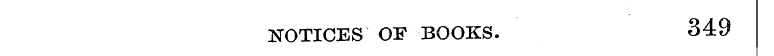 NOTICES OF BOOKS. 349