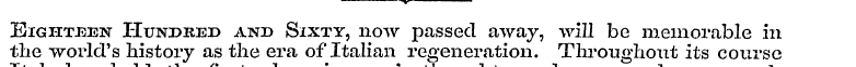 the Eighteen world's Hundred history as ...