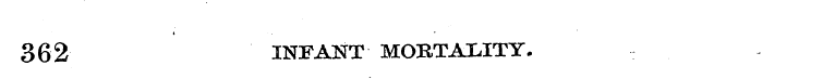 362 INFANT MORTALITY.