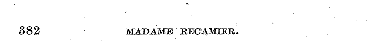 382 MADAME BECAMIER.