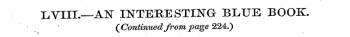 LVIII.—AN INTERESTING BLUE BOOK. {Contin...