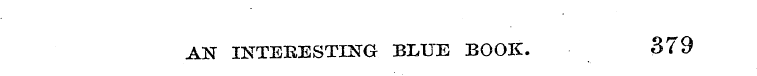 AN INTERESTING BLUE BOOK. 879