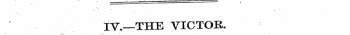 XV—THE VICTOR.