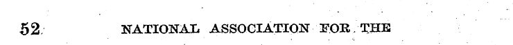 52 NATIONAL ASSOGIATION FOR THE