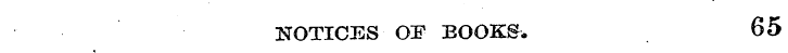 NOTICES OF BOOKS. 65