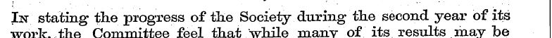 Iisr stating the progress .of the Societ...