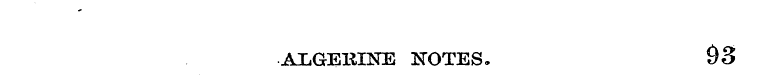 ALGEKINE NOTES. 93