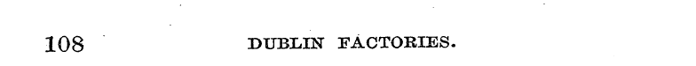 108 DUBLIN FACTORIES.