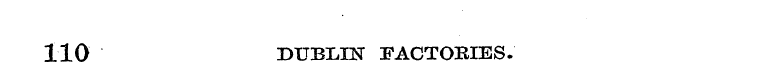 110 DUBLIN FACTORIES.