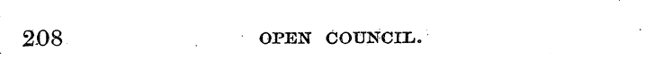 208 OPEN COUNCIL.
