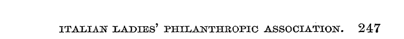 ITALIAN LADIES' PHILANTHROPIC ASSOCIATIO...