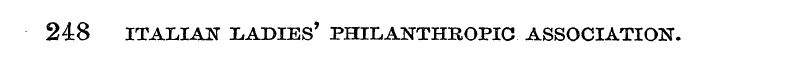 24:8 ITALIAN LADIES * PHILANTHROPIC ASSO...