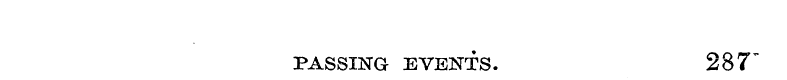 PASSING EVENTS. 287"