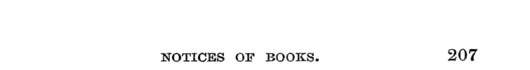 NOTICES OF BOOKS- 207