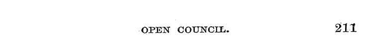 OPEN COUNCIL. 211
