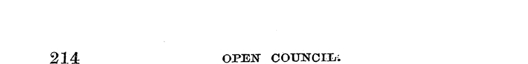 214 OPEN COUNCII/;