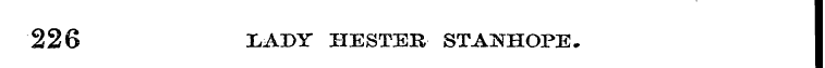 226 !LADY HESTER STANHOPE.