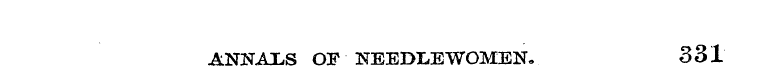 ANNALS OF NEEDLEWOMEN- 331