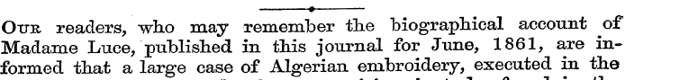0 formed Madame Our readers that Luce , ...
