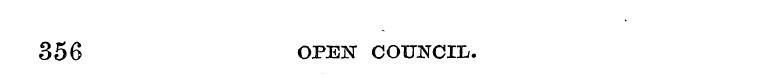 356 open couJsrciL.