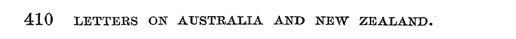 410 LETTERS ON AUSTRALIA AND NEW ZEALAND...