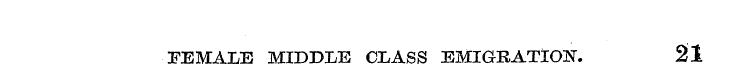 FEMALE MIDDLE CLASS EMIGBATION. 21