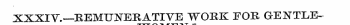 ¦XXXIV.—REMUNERATIVE VOEK FOB GENTLE-