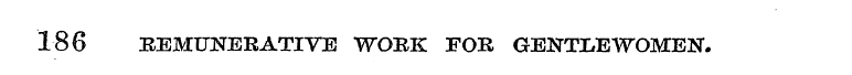 186 REMUNERATIVE WORK FOR GENTLE WOMEN.