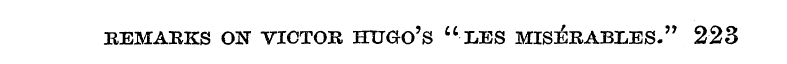 KEMAKKS ON VICTOR HUGO'S " LES MISIEIRAB...