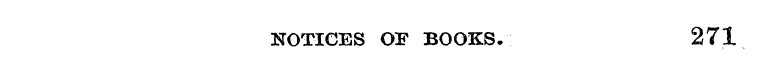 NOTICES OF BOOKS. 271