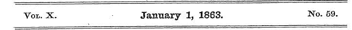 Vox.. X. January 1, 1863. No. 59.