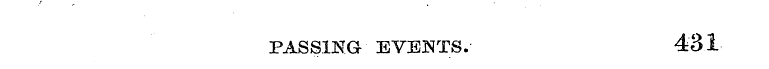 PASSING EVENTS." 431