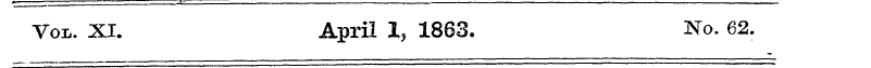 Vol. XI. April 1, 1863. No. 62.