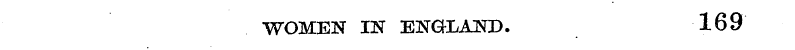 WOMEN IN ENGLAND. 169