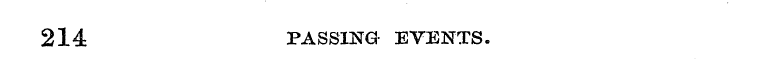 214 PASSING EVENTS.